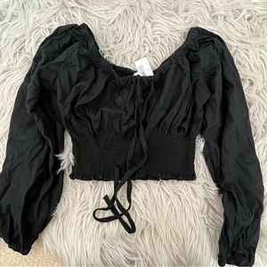 NWT Brandy Melville off shoulder long sleeve top